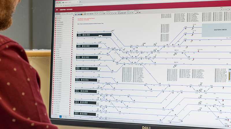 The Centrix Diagnostics Platform on a screen.