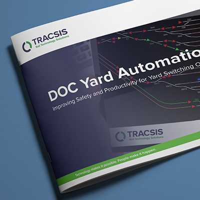 DOC Yard Automation brochure cover.